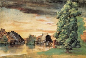 Willow Mill Albrecht Dürer Peinture à l'huile